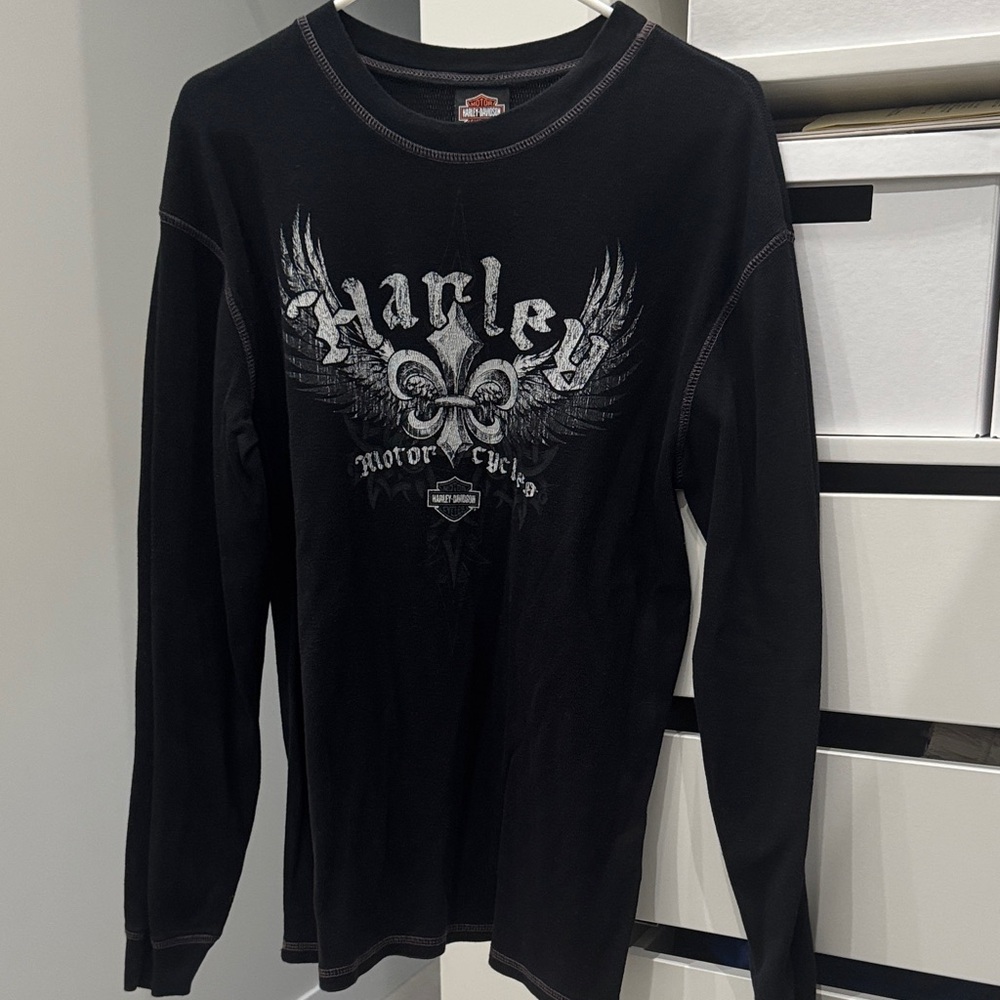 Harley-Davidson Black Graphic Long Sleeve (Orlando, FL Harley-Davidson Store)